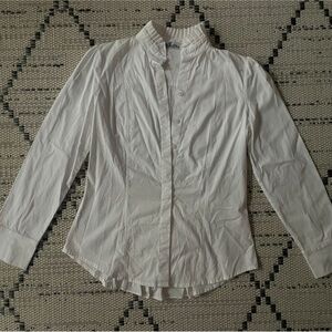 White Button-Up Blouse